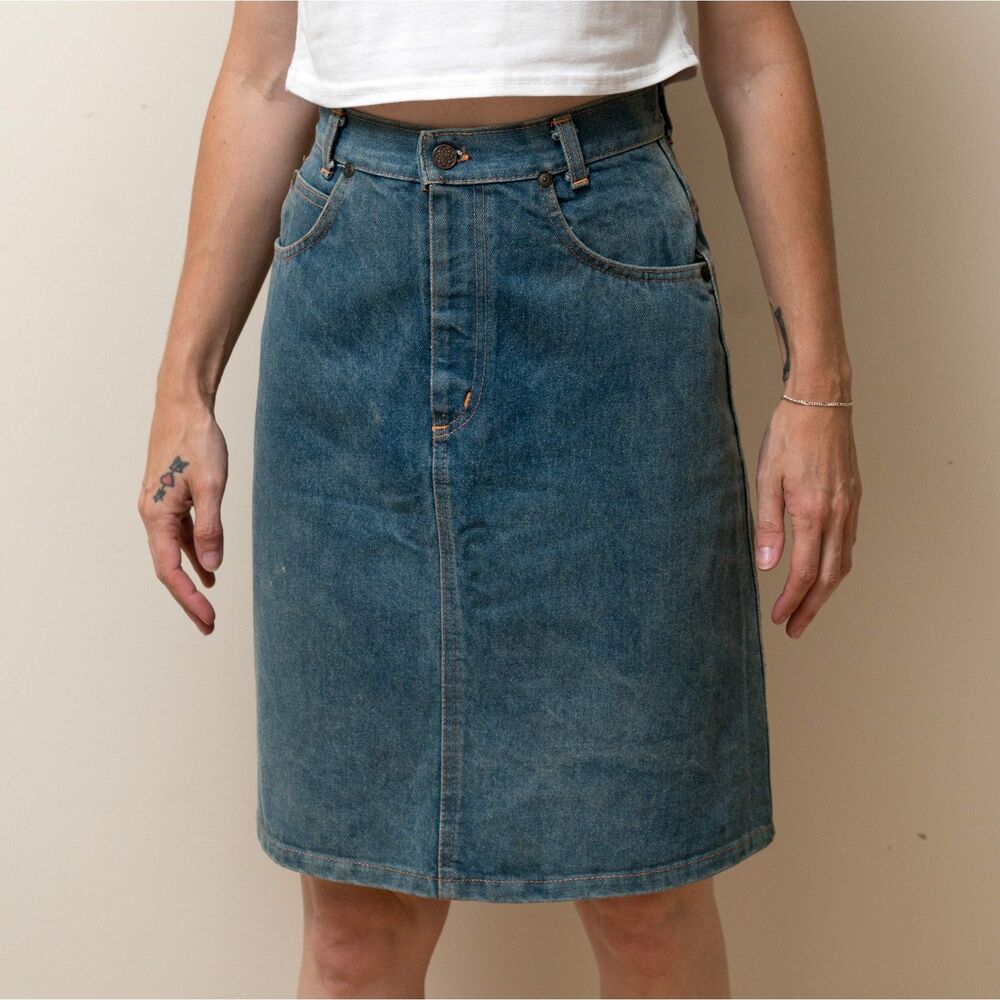 Vintage 90s A Time For Us Denim Skirt - XS